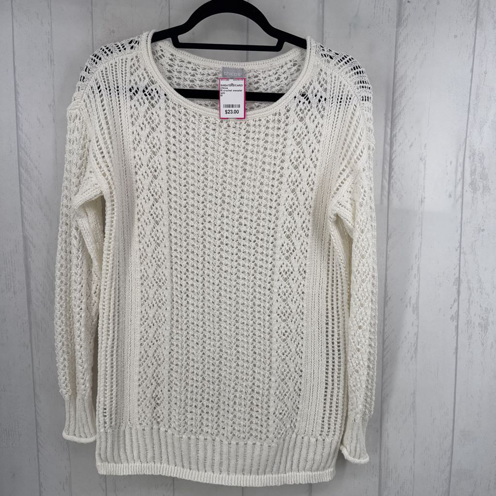 M crochet sweater