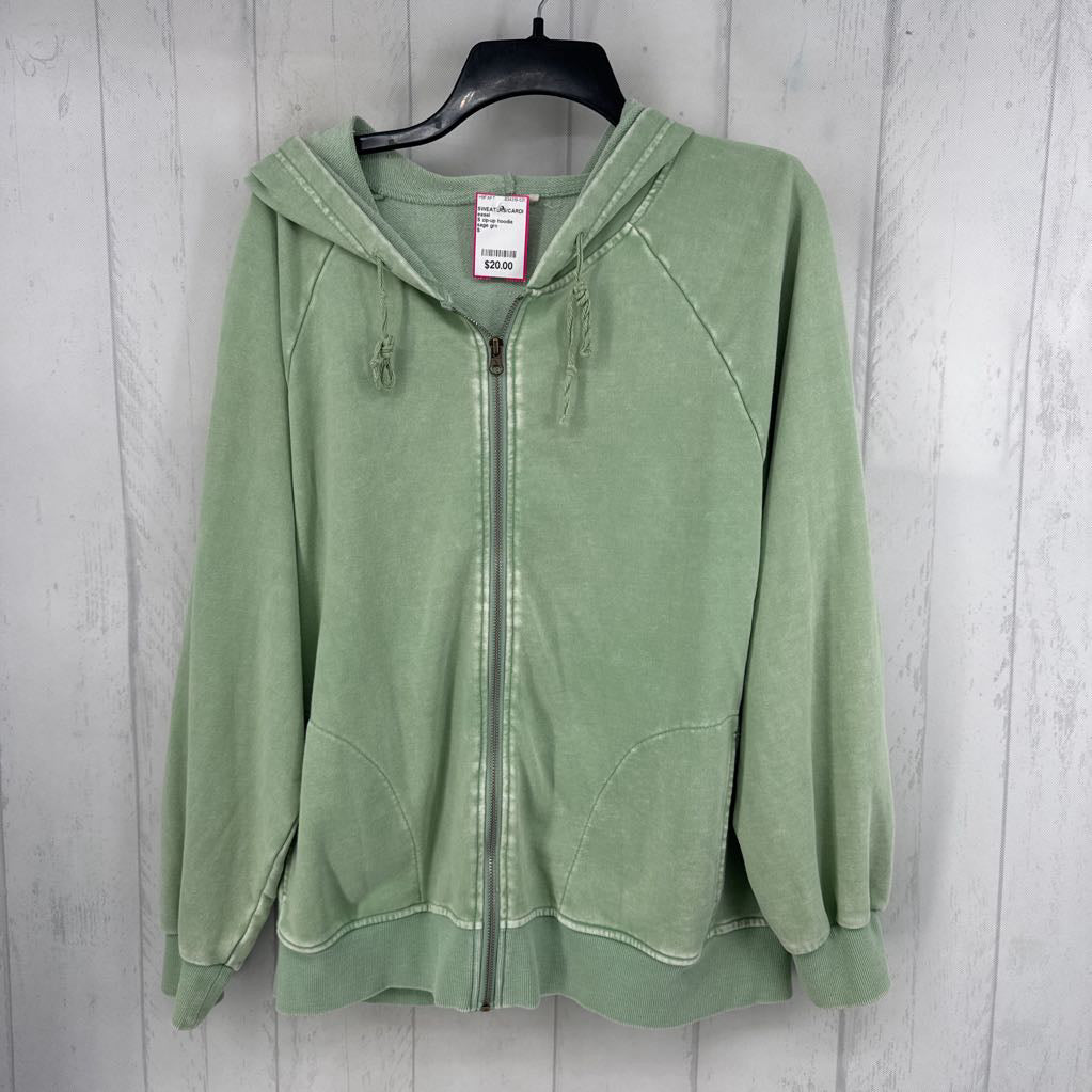 S zip-up hoodie