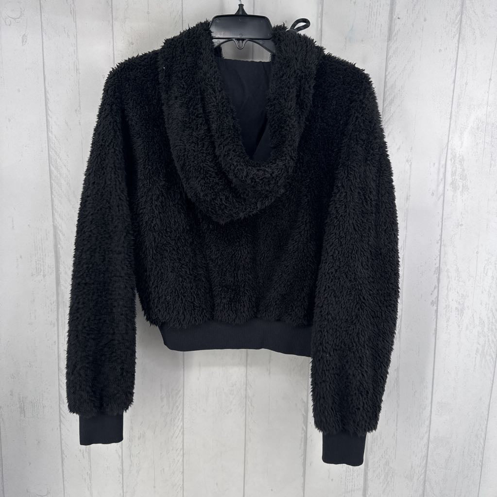 XS sherpa hooded pullover
