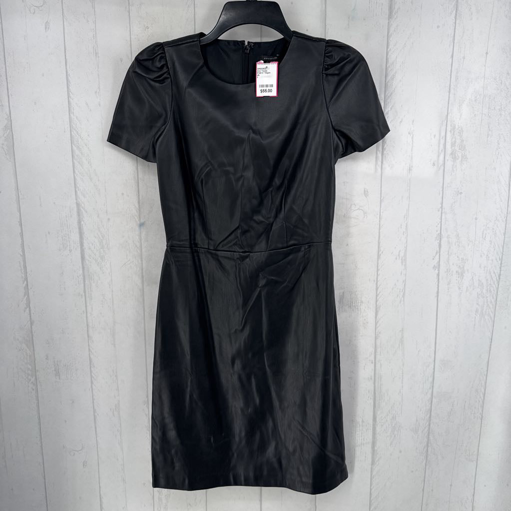 R149 0 vegan leather s/s dress