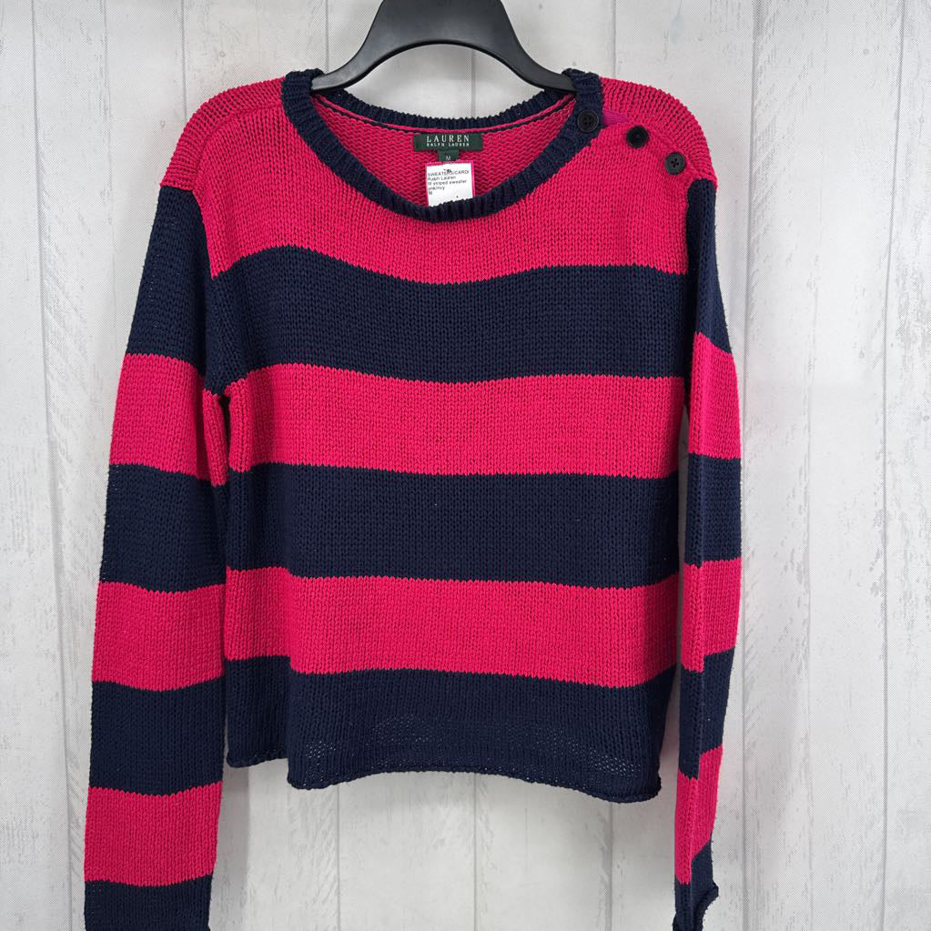 M striped sweater