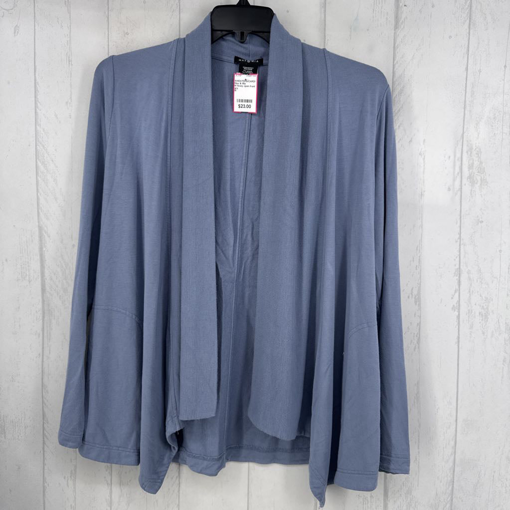 M flowy open front cardi