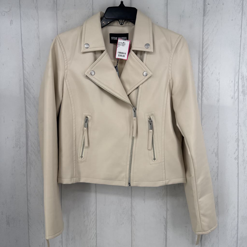 R99 S vegan leather moto jacket