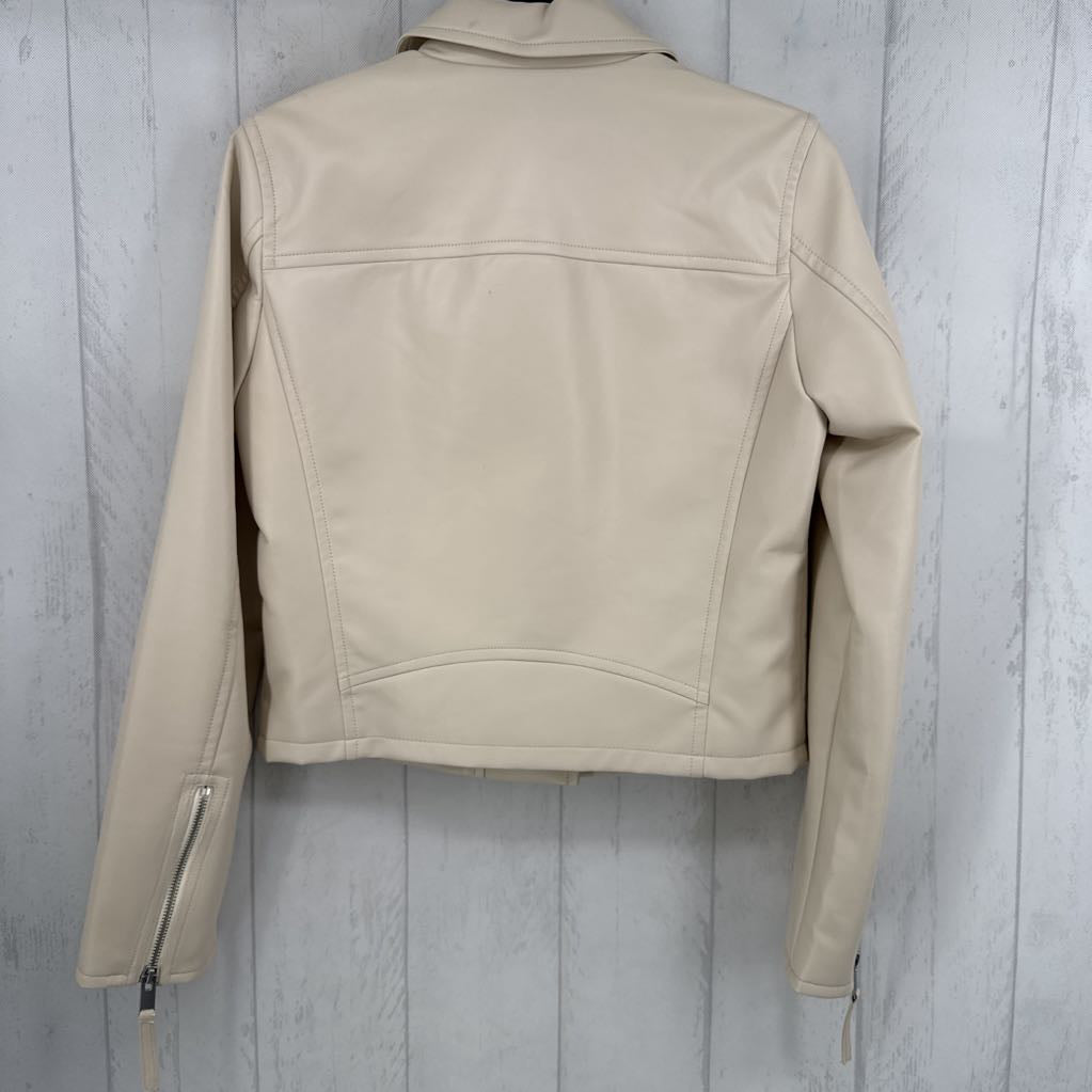 R99 S vegan leather moto jacket