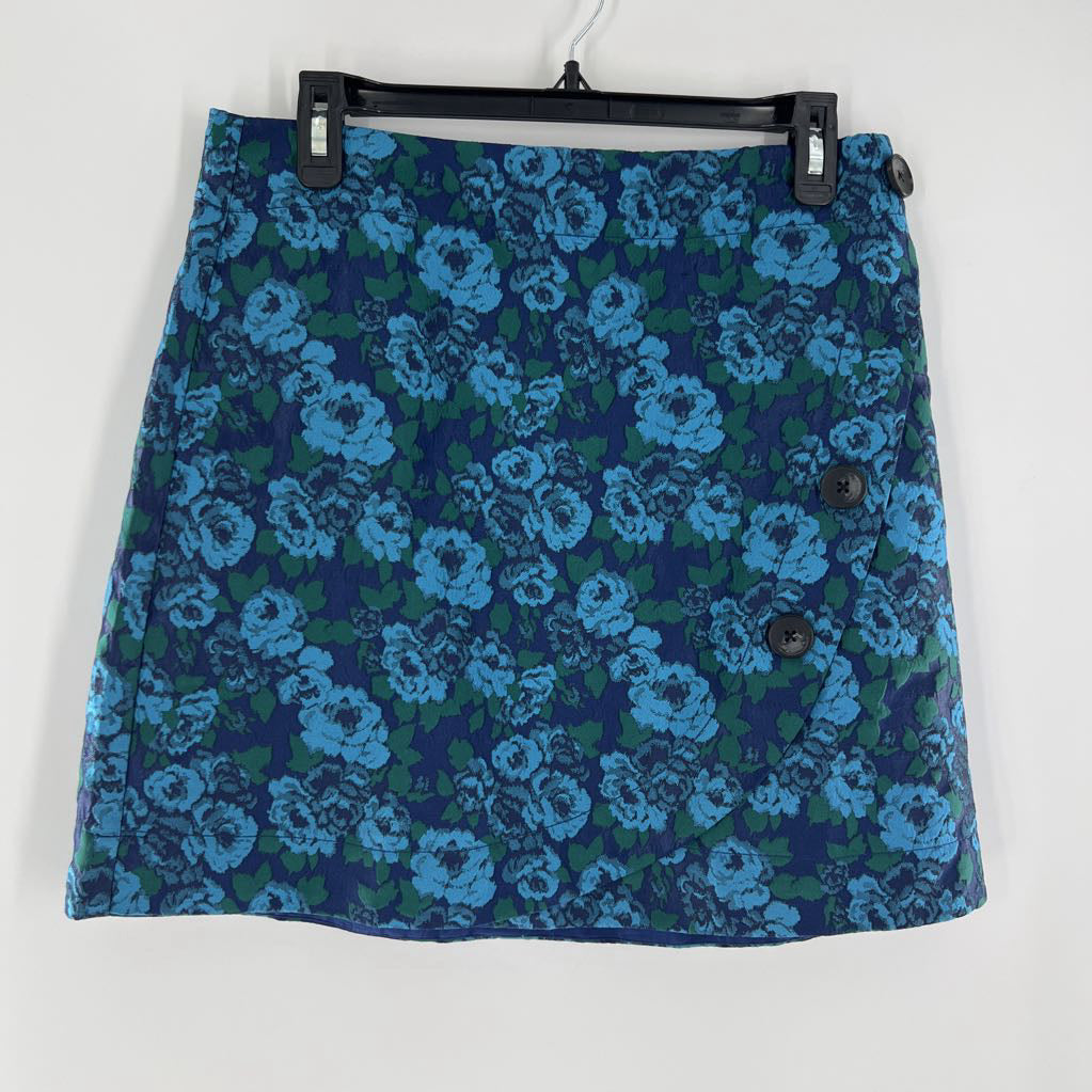 R120 4 flo jacquard wrap skirt