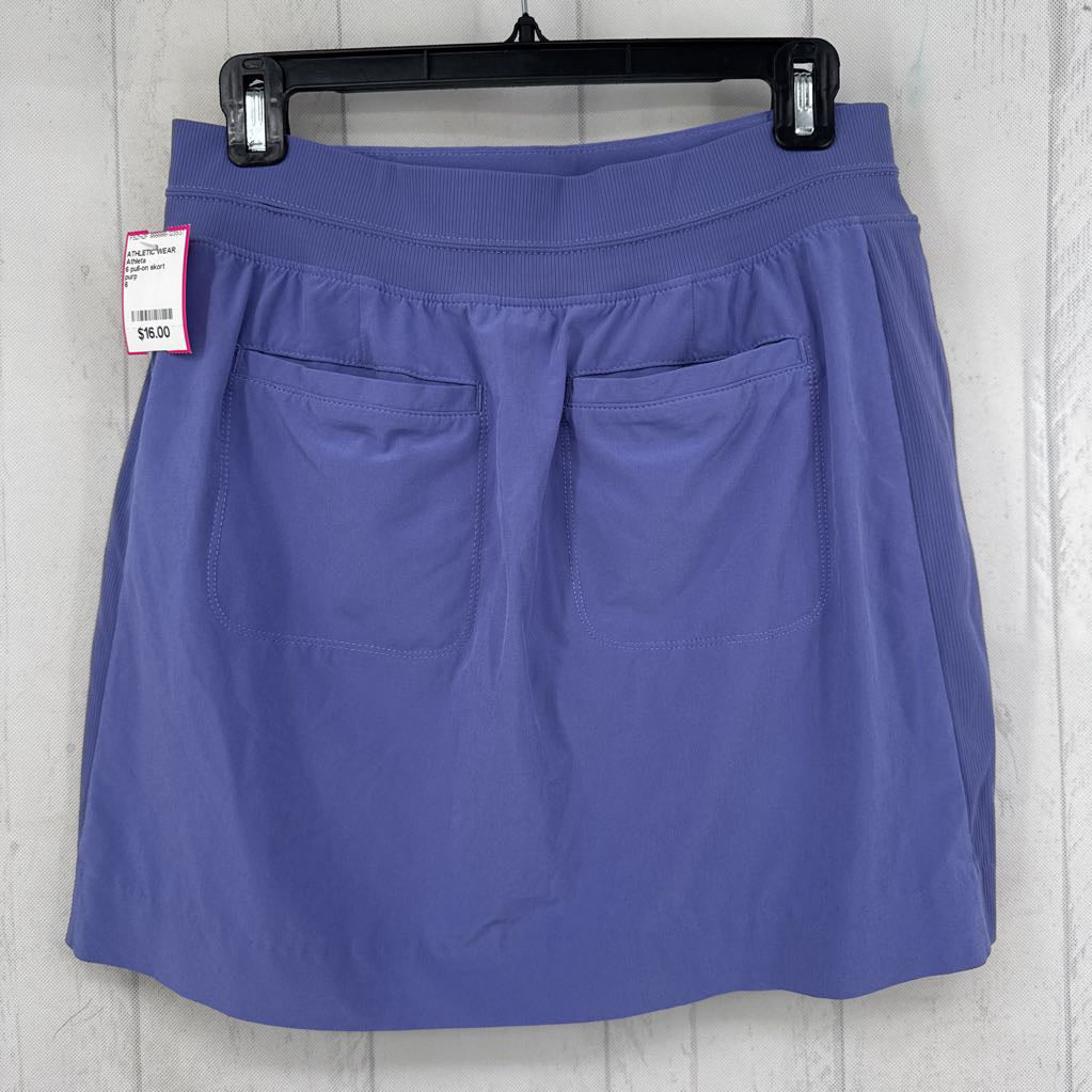6 pull-on skort