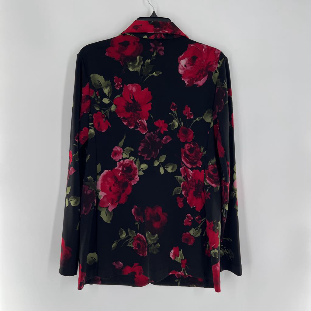S flo print blazer