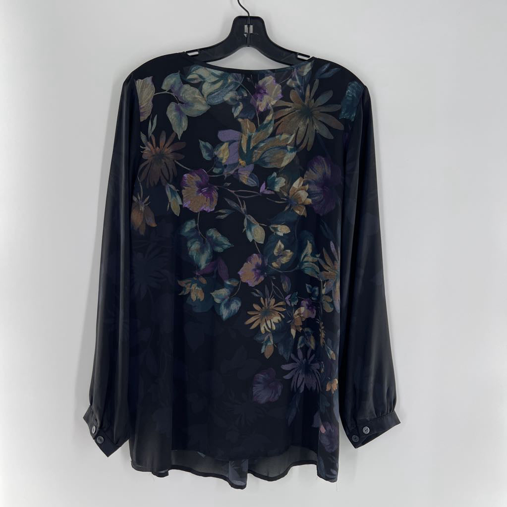 M flo print l/s top