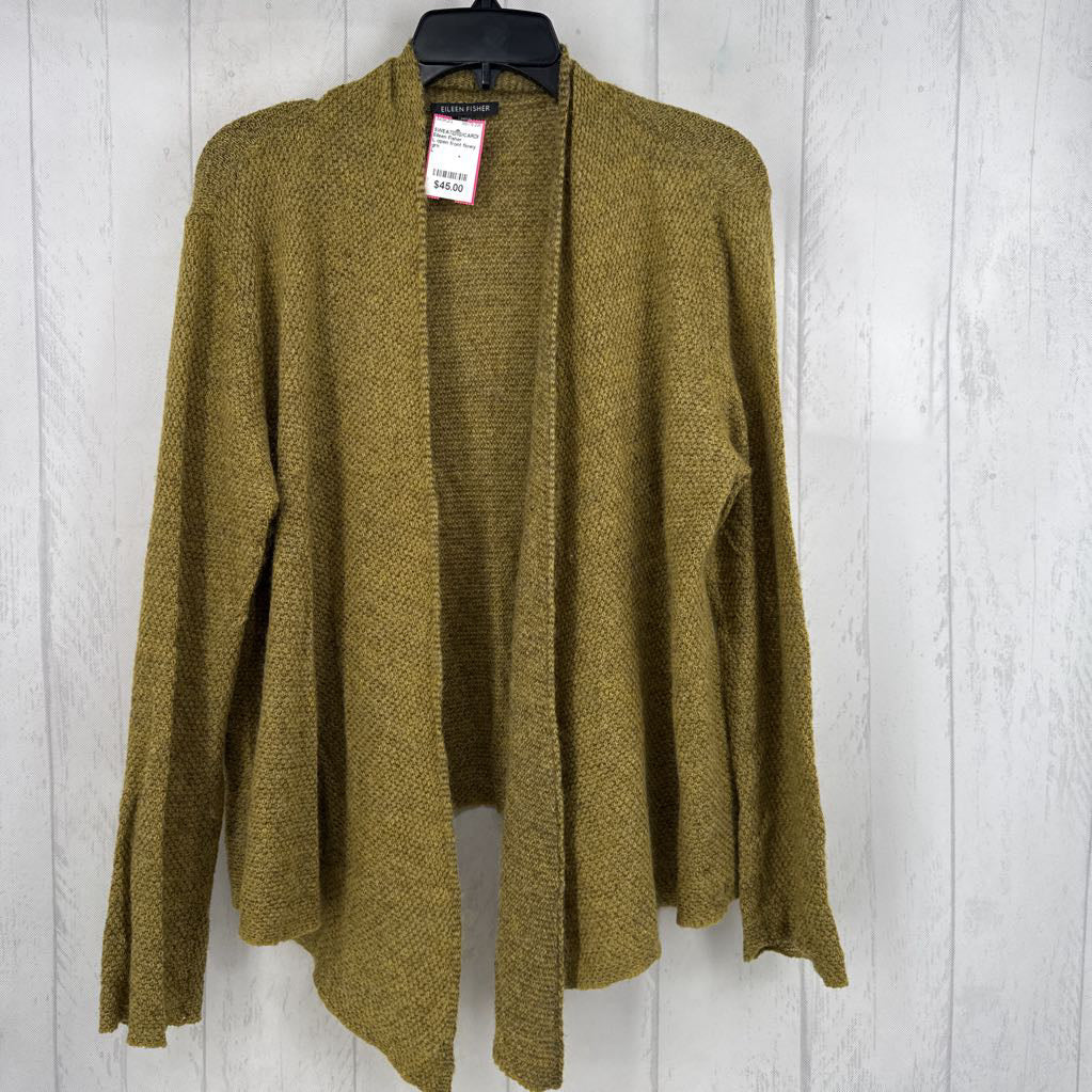 L open front flowy cardi