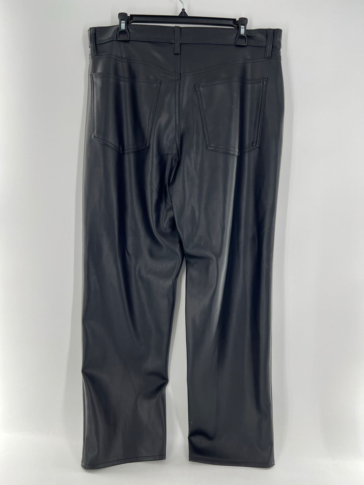14 faux leather pant