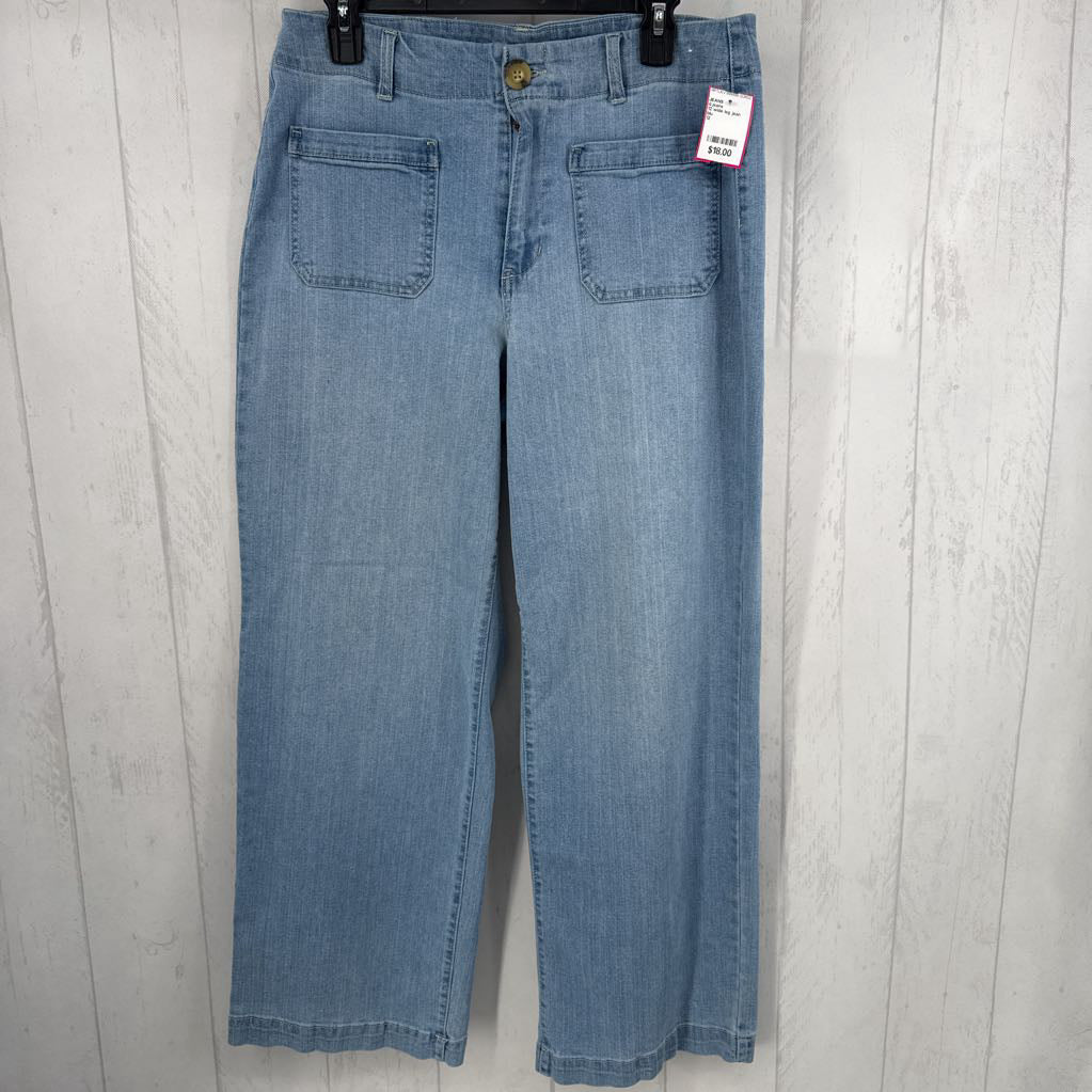 12 wide leg jean