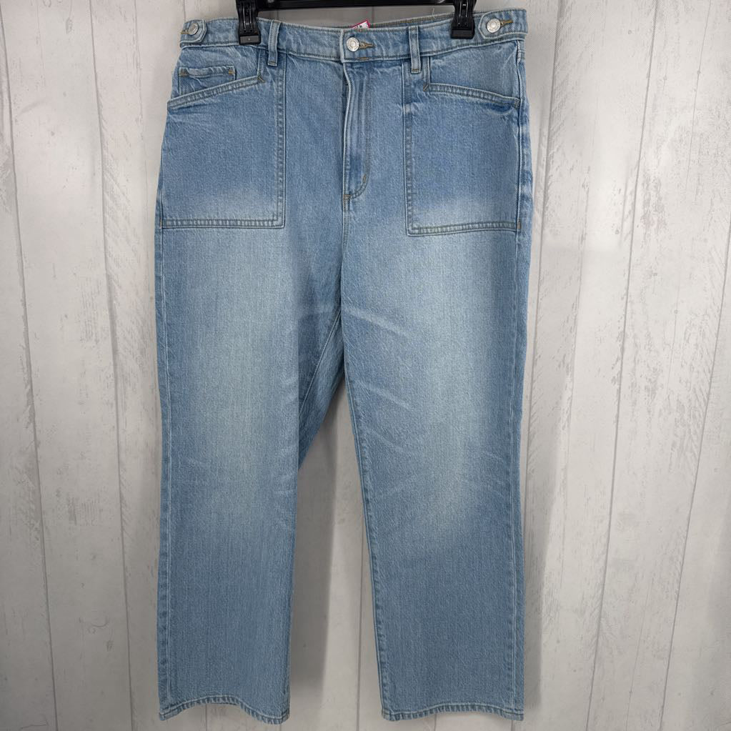 12 straight leg jean