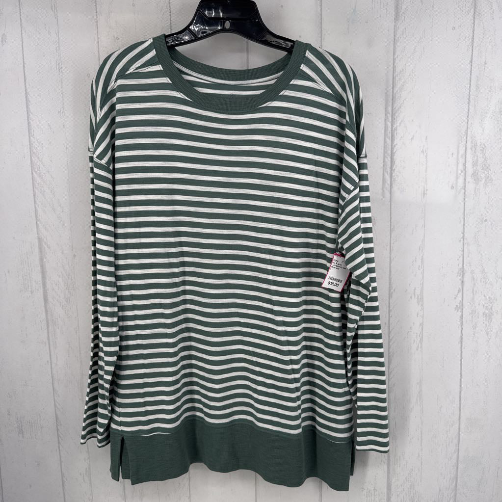 L striped l/s tee