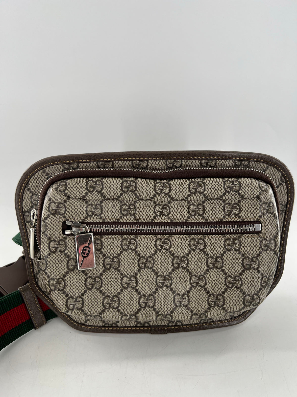GG Supreme canvas belt bag