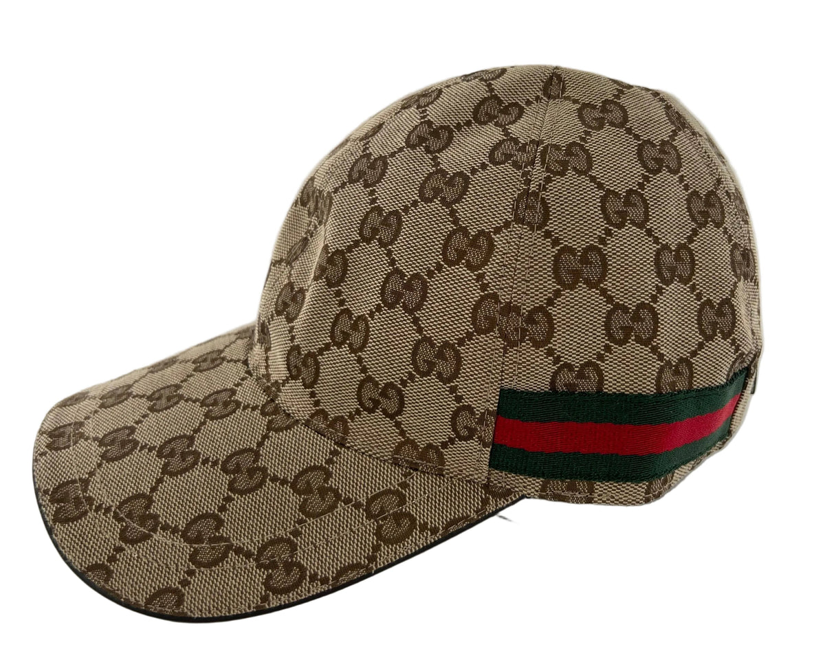 Original GG Canvas Baseball Hat w/ Web