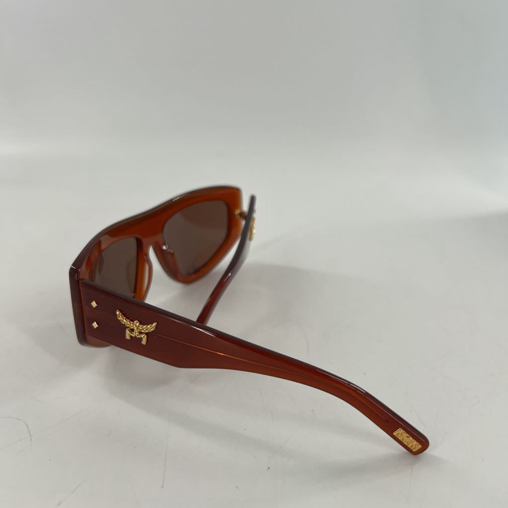 acetate oversized shiny frames sunglasses w/ dust bag & case