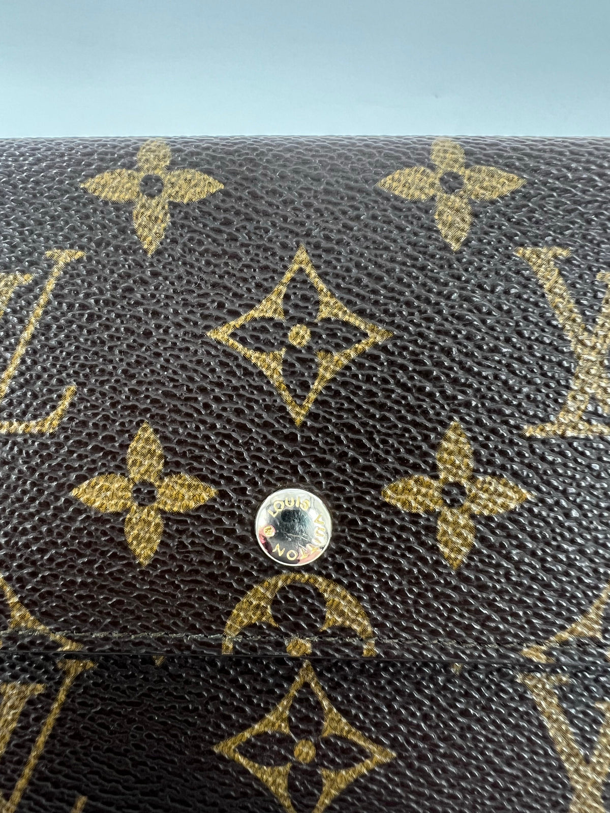 monogram long wallet