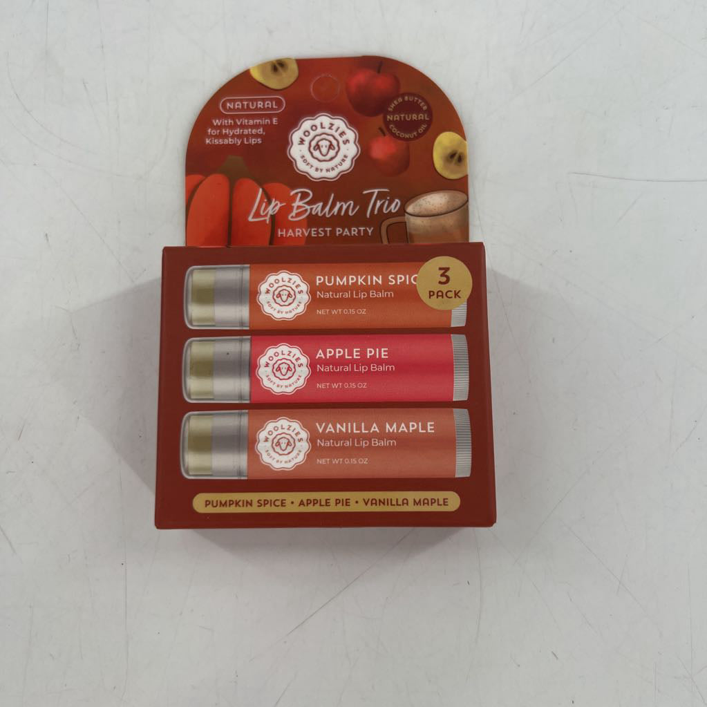 lip balm trio-harvest party
