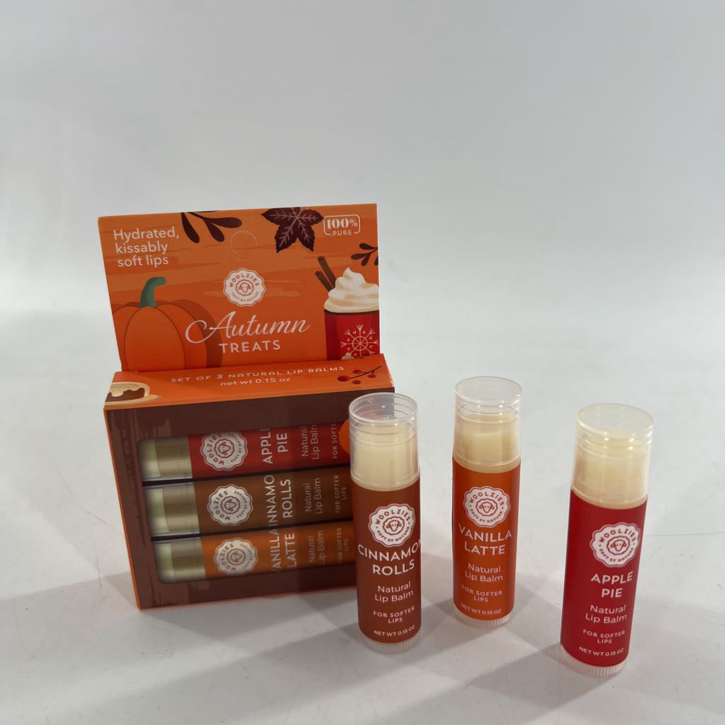 lip balm trio-autumn treats
