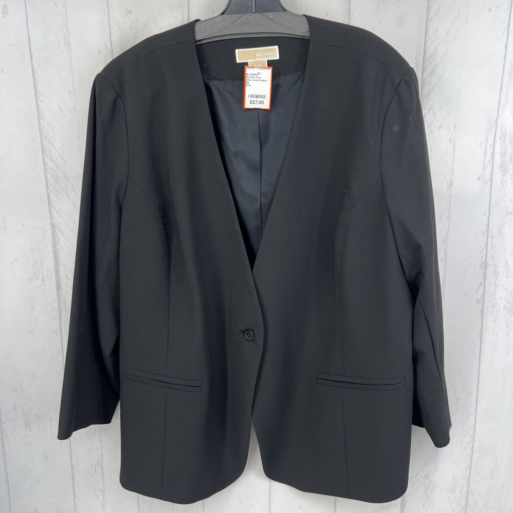 22w v-neck blazer