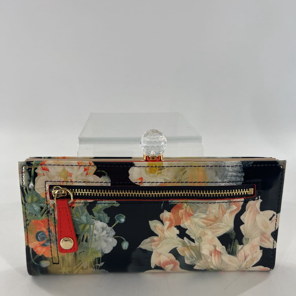 floral bobble matinee long wallet/clutch