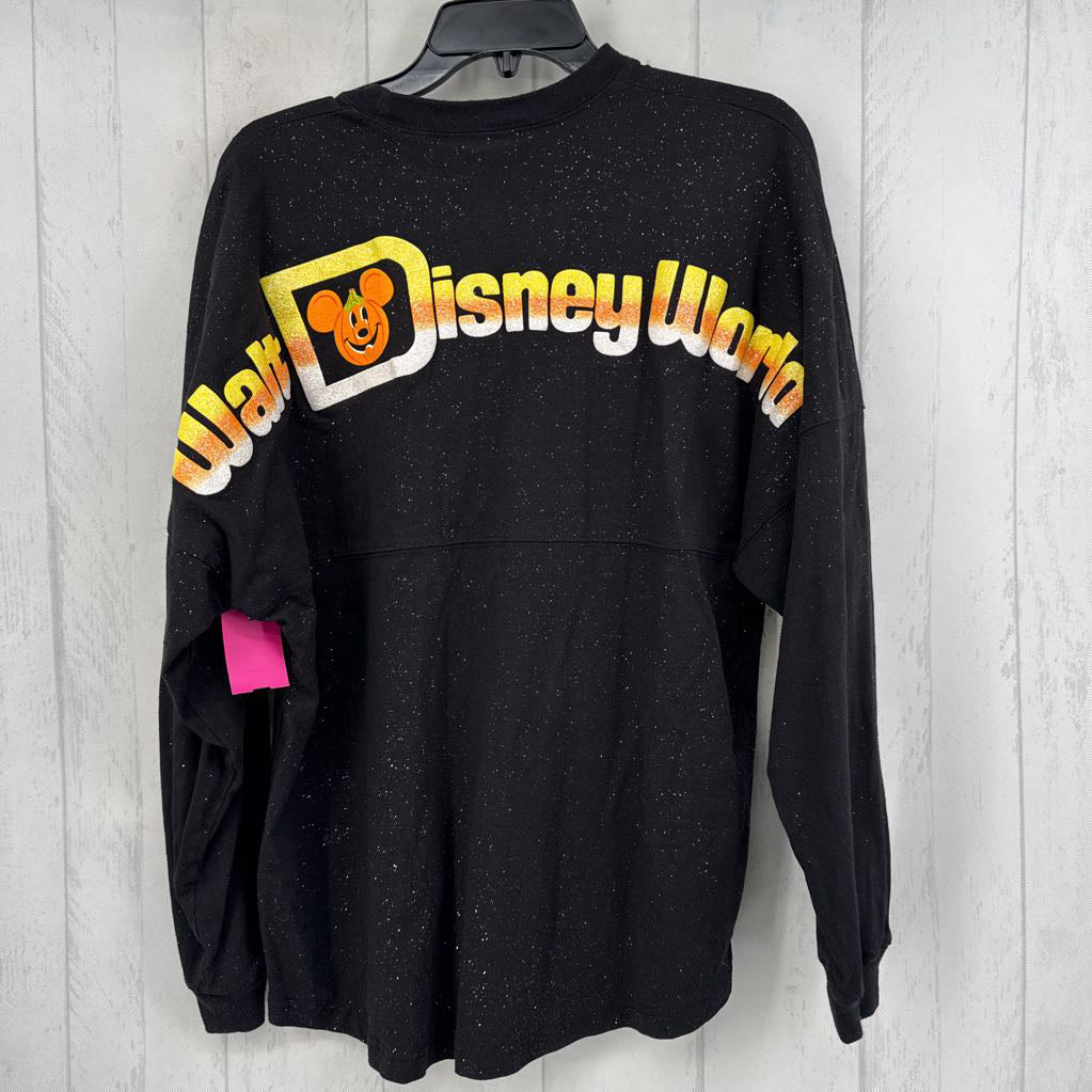 M sparkly crewneck l/s t-shirt- walt disney world