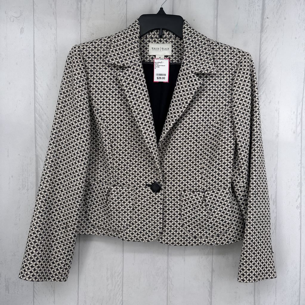 14 tweed blazer