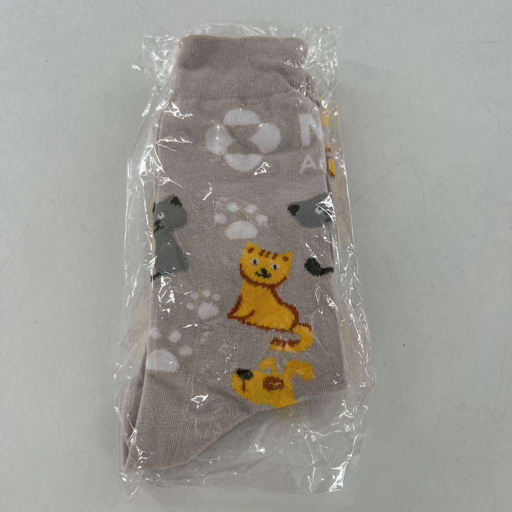 cat print socks