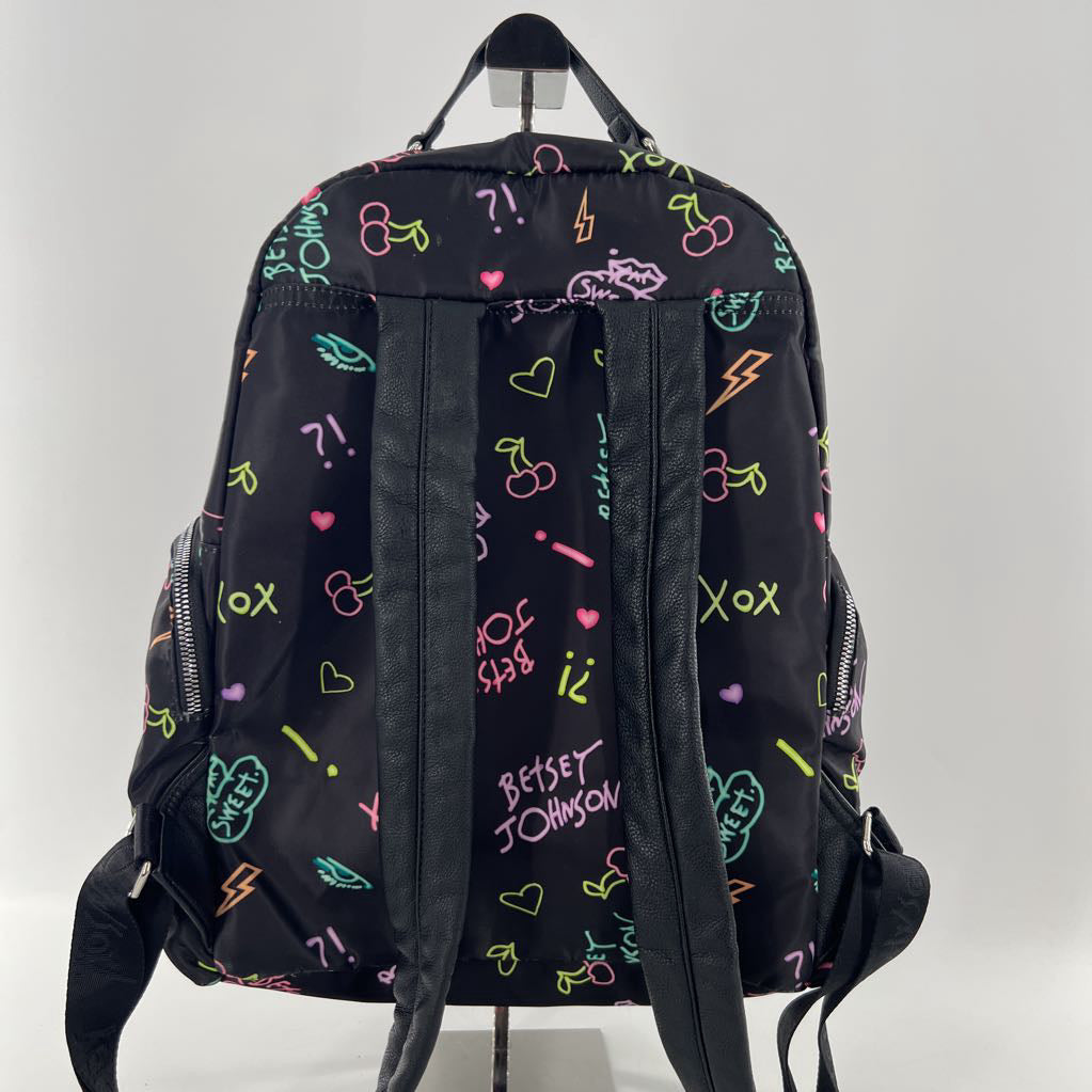 doodle & graffitti print backpack