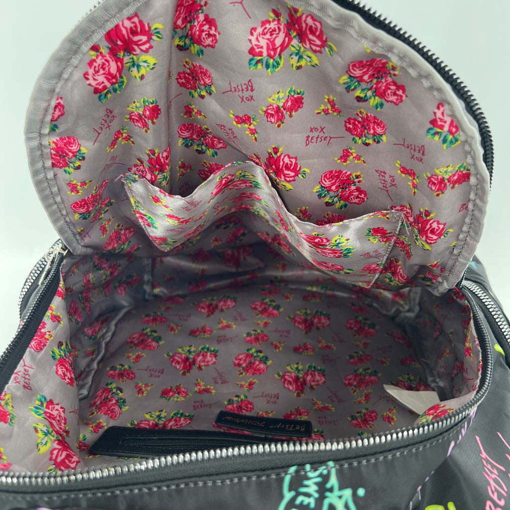 doodle & graffitti print backpack