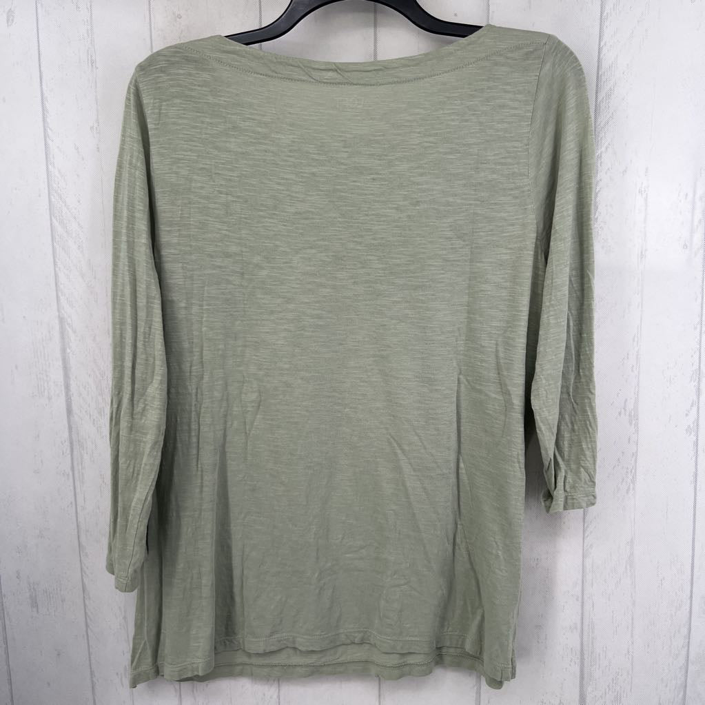 XL bateau neck graphic l/s top-love
