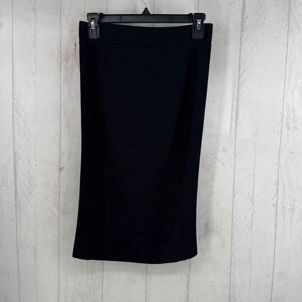 M rib knit pencil skirt