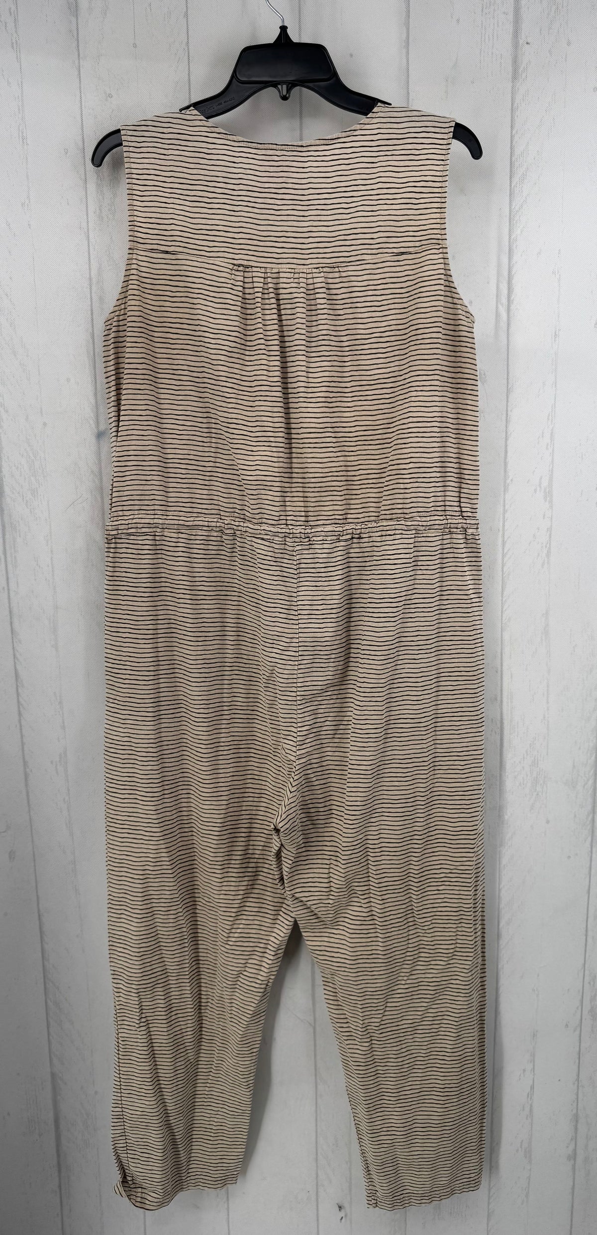 M striped slvls jumpsuit