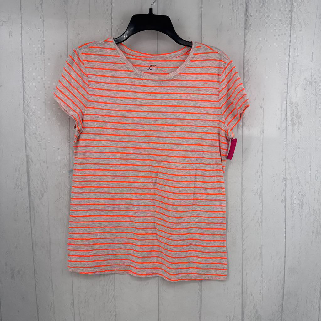 M striped crewneck s/s tee