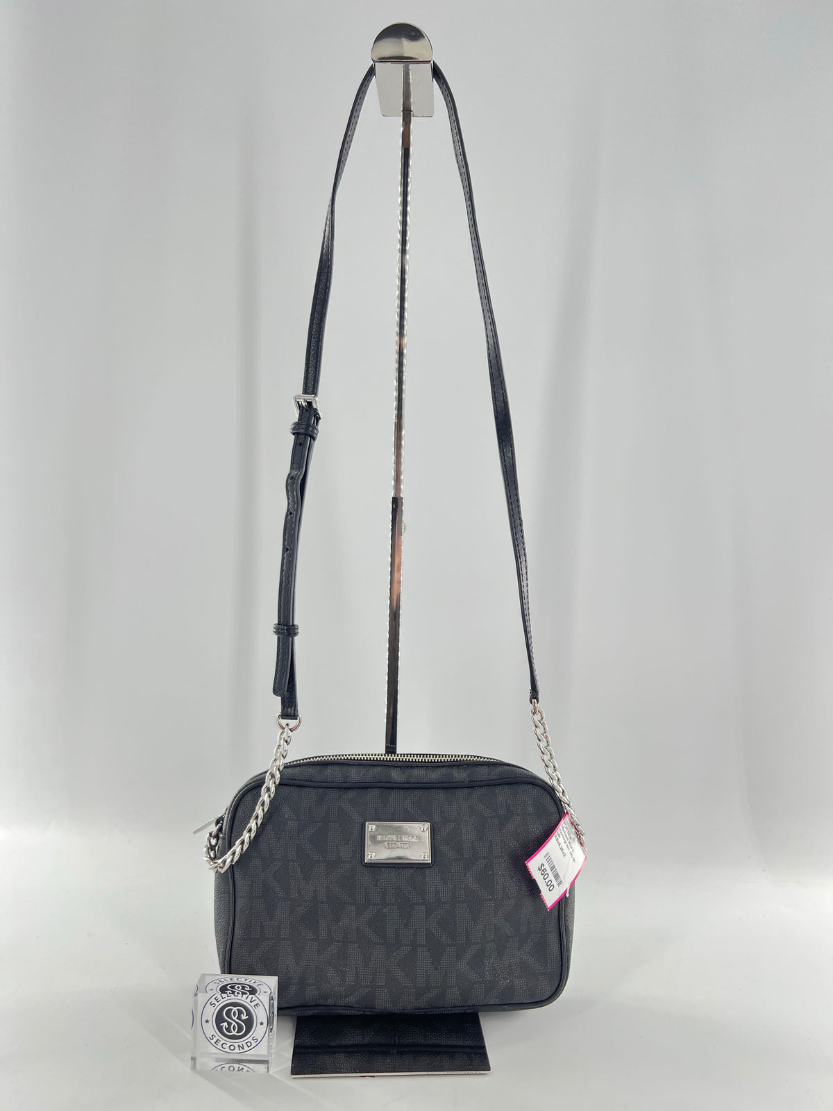 monogram chain strap crossbody