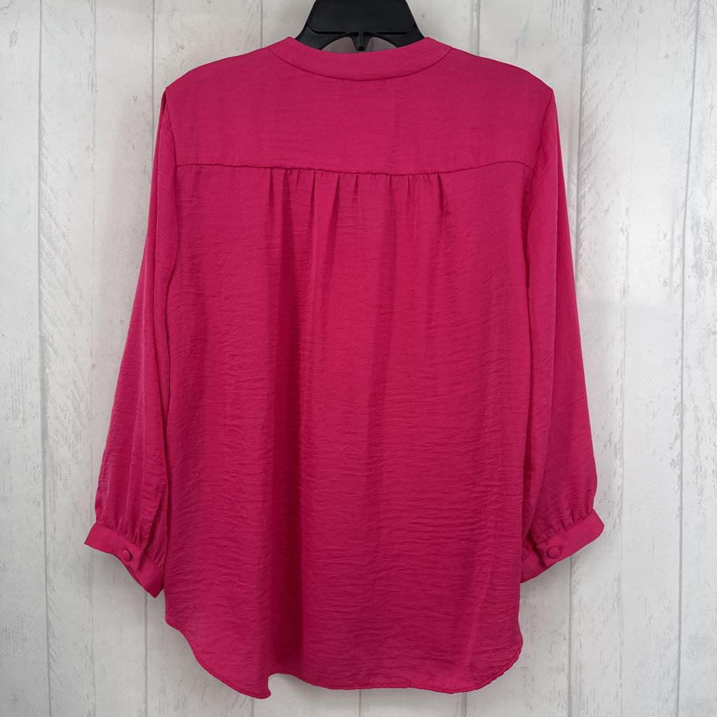 L v-neck 3/4 slv top