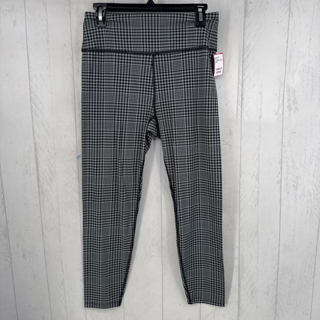 L houndstooth print leggings