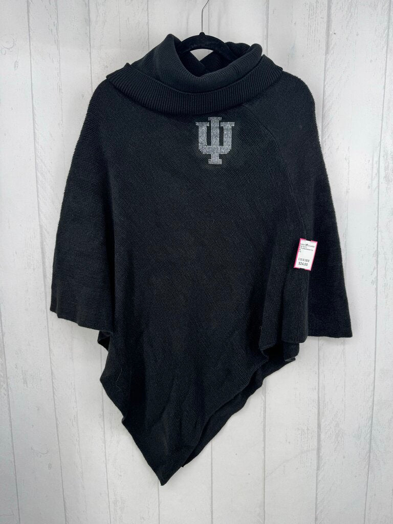 O/S embelished I.U. poncho