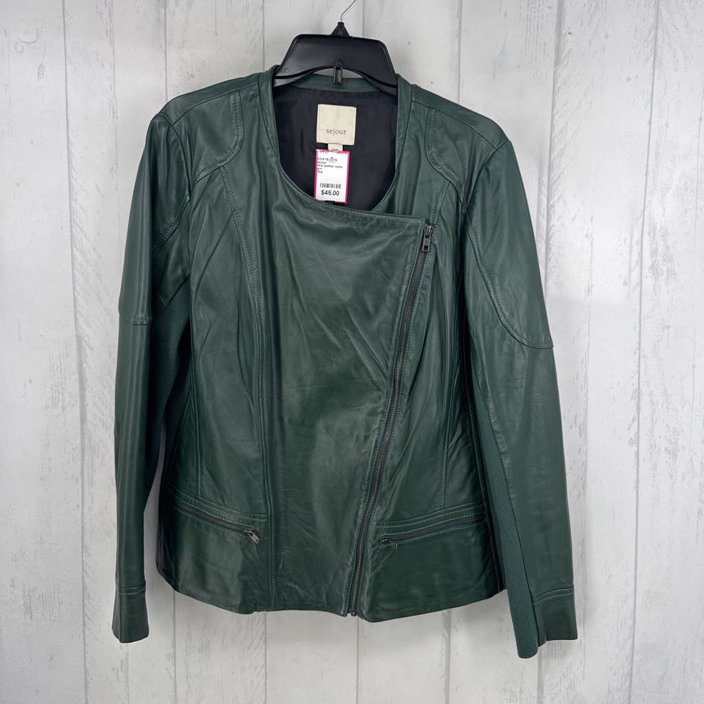14w leather moto jacket