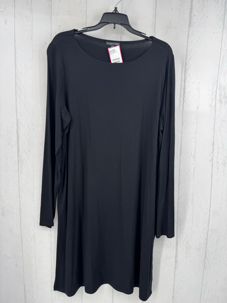 L boatneck l/s dress