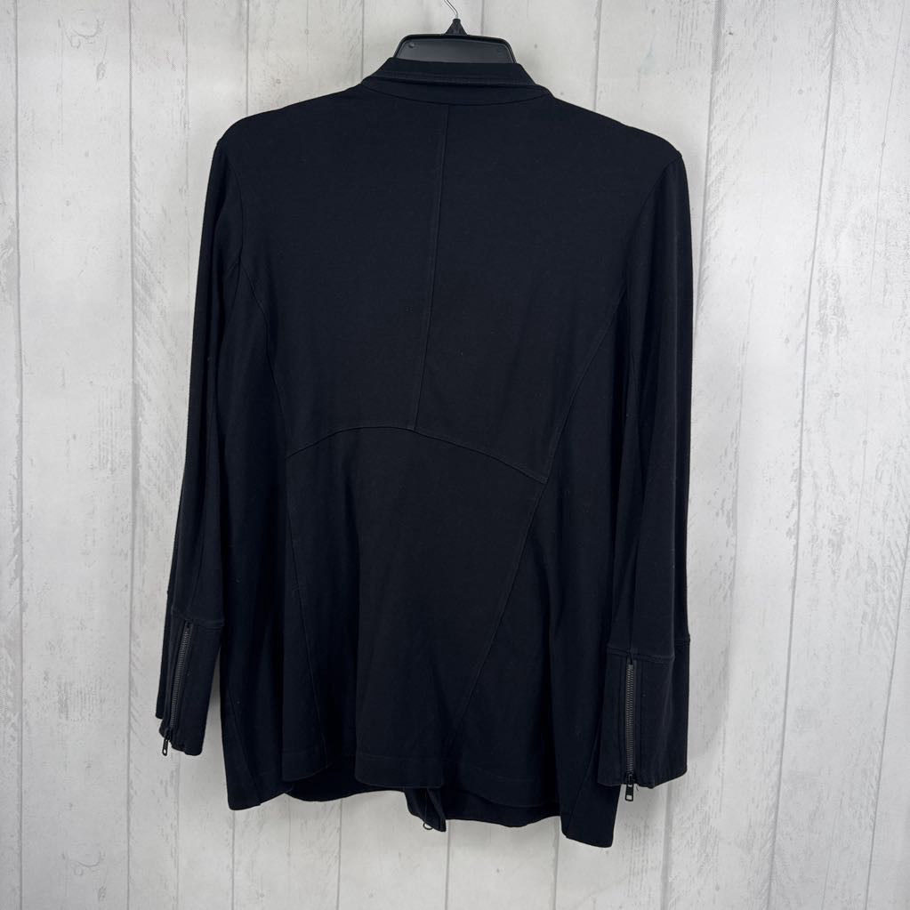 XL knit moto jacket