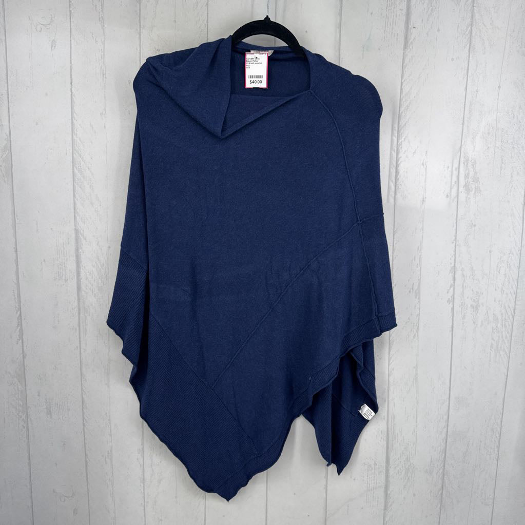 O/S knit poncho