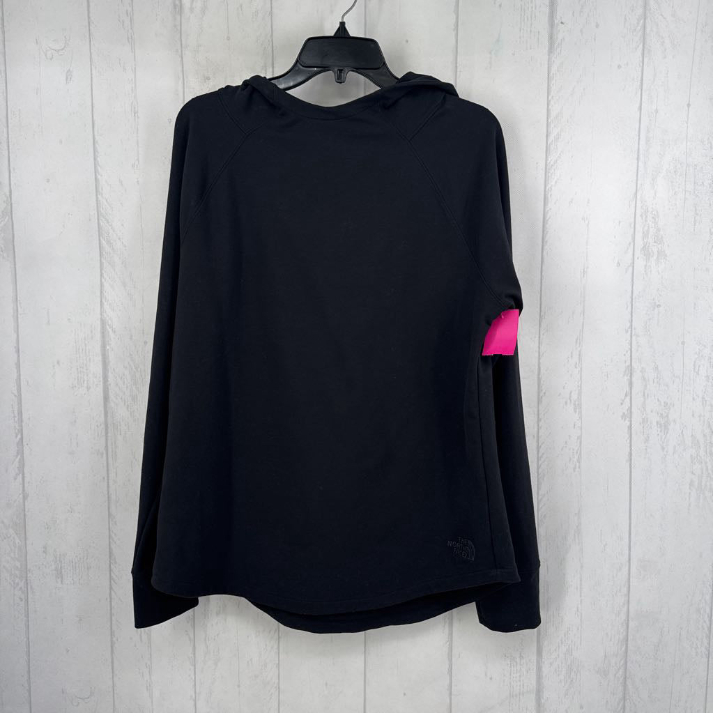 L hooded l/s top
