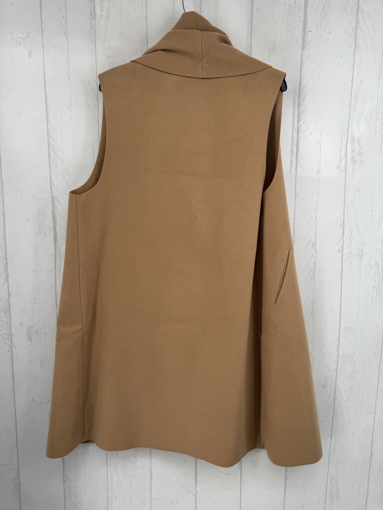O/S fleece duster vest