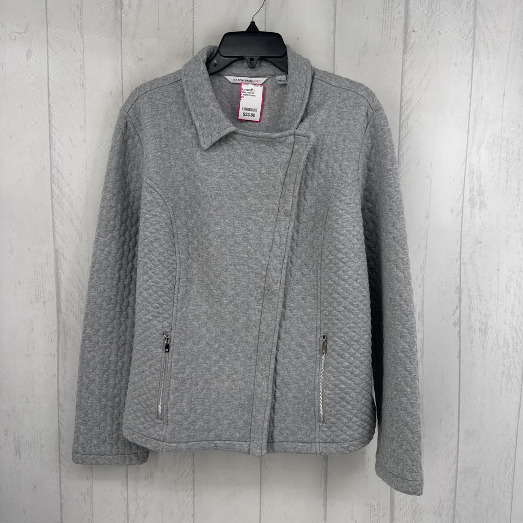 L quilted moto jacket