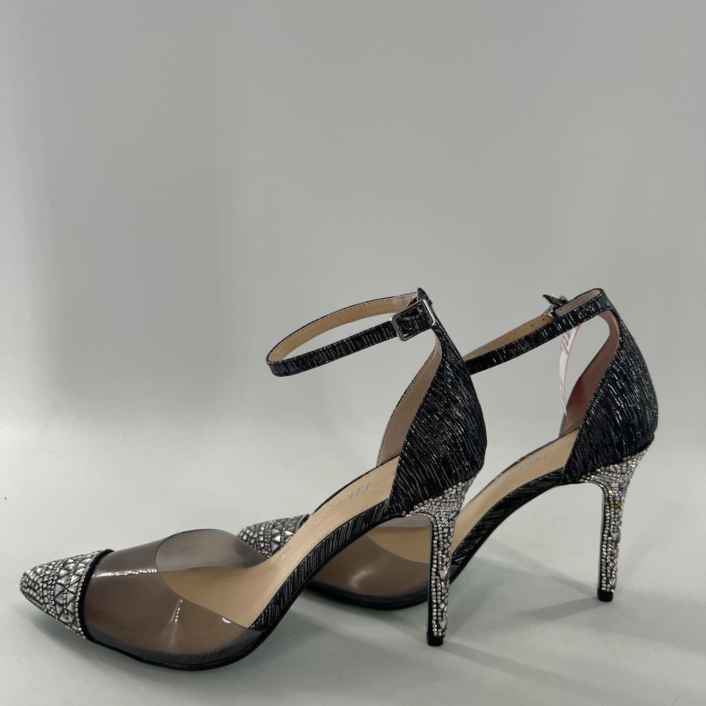 10 embelished ankle strap heels