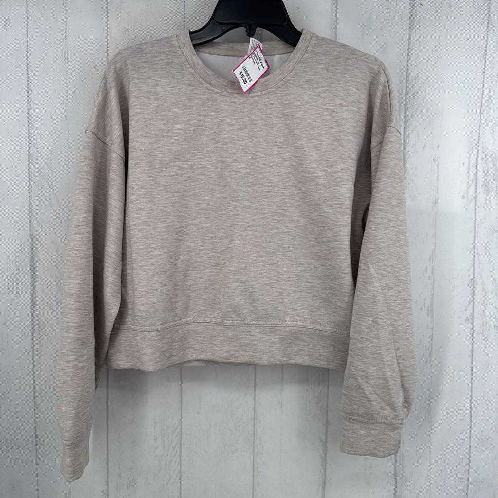 M l/s crew neck crop sweatshirt