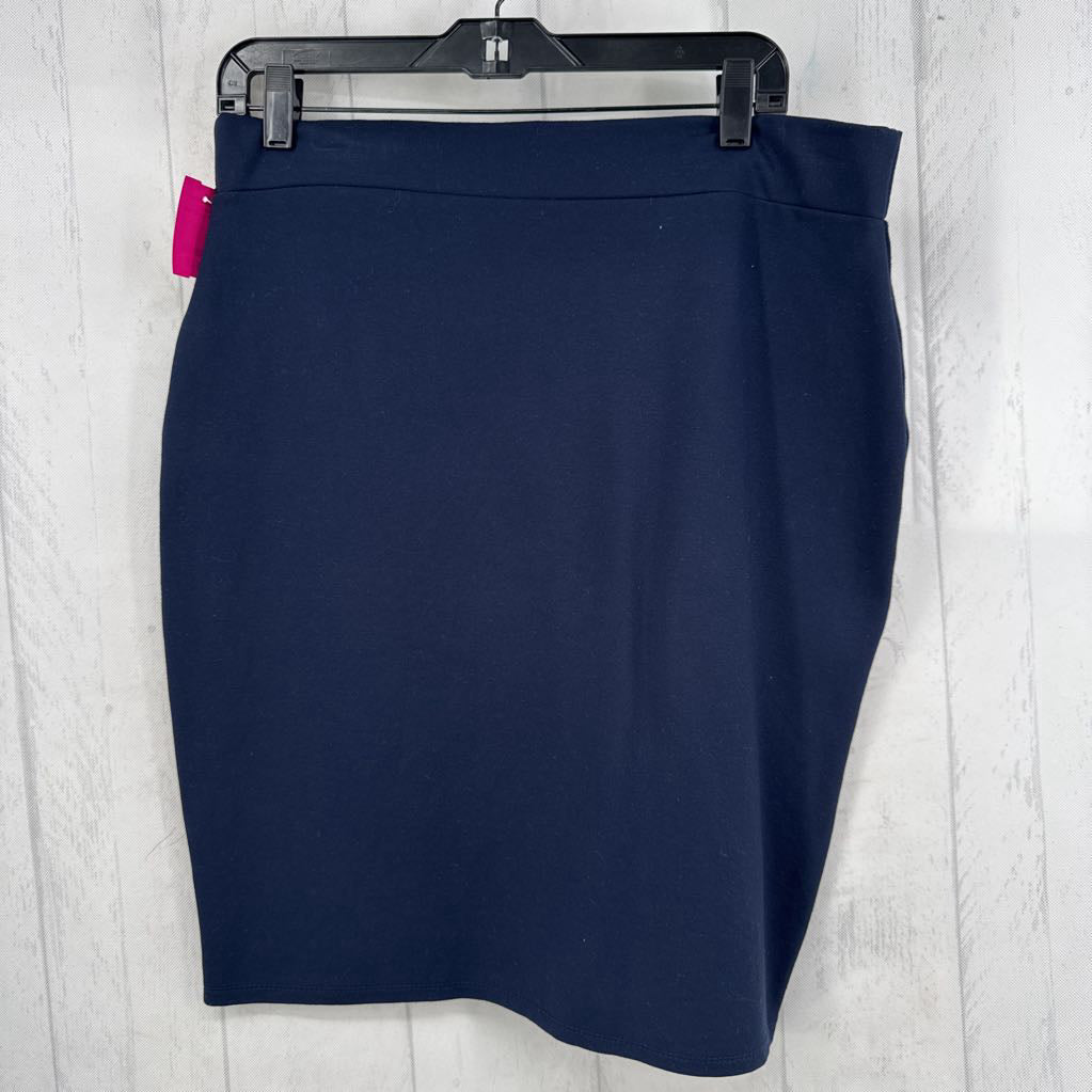 XL knit pull on midi skirt
