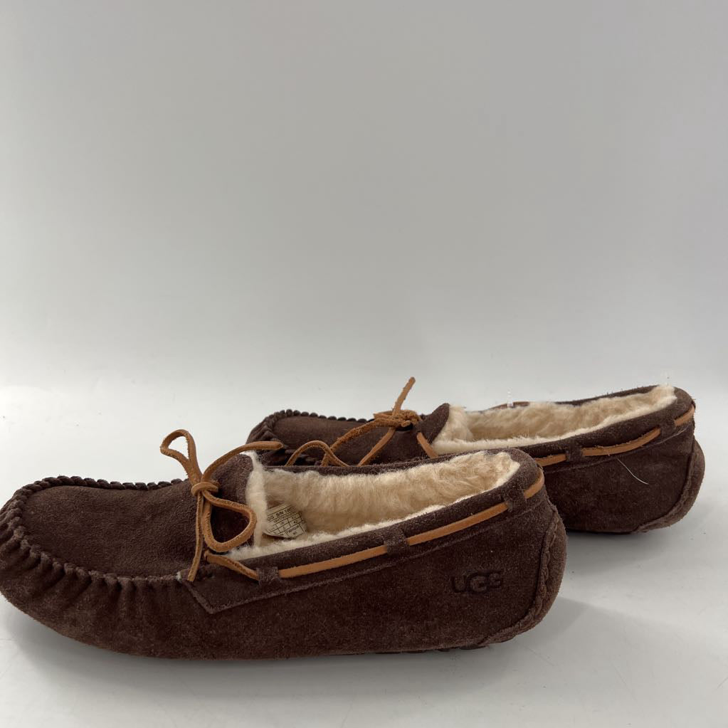 9 sherpa lined suede loafer