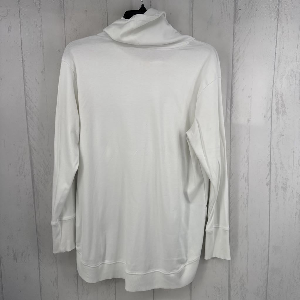L cowl neck l/s top